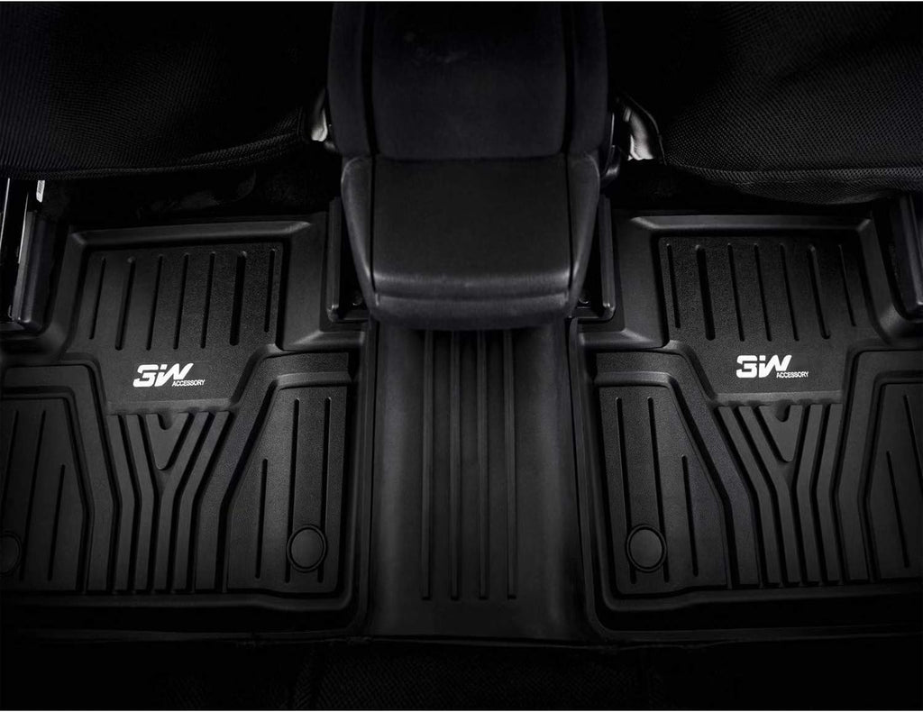 Black TPE All Weather Floor Mats Full Set B292