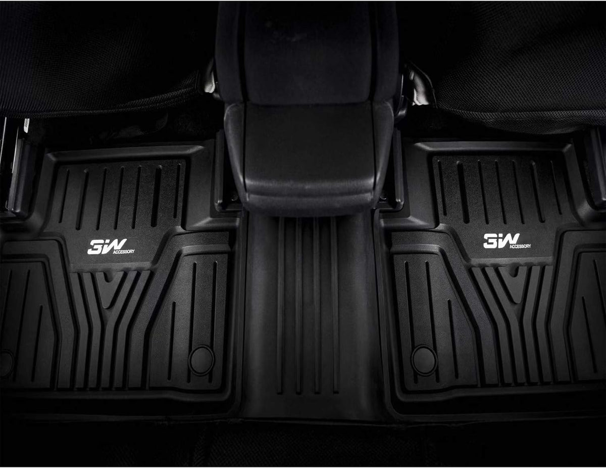 Black TPE All Weather Floor Mats Full Set B292
