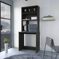 Writing Desk with Hutch and Storage V10480