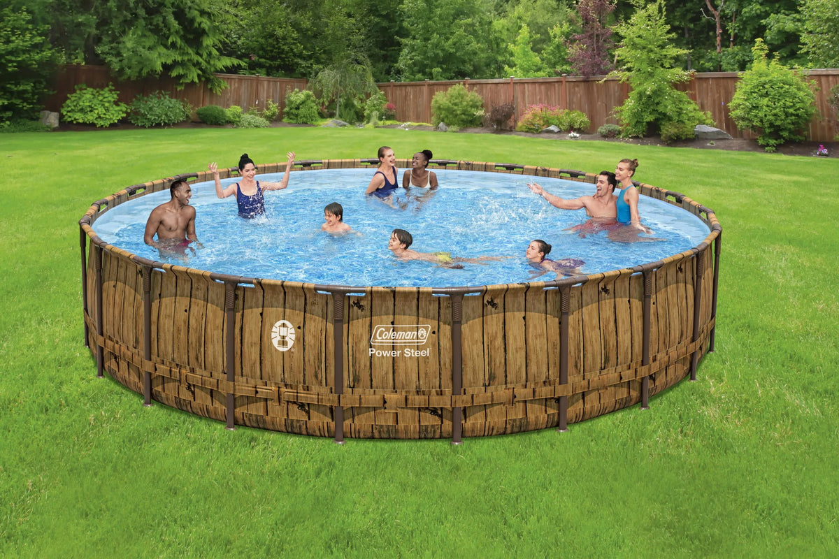 Round Metal Frame Above Ground Pool Set A88415