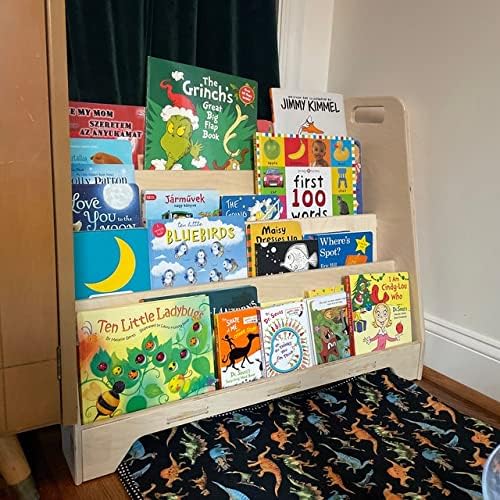 Large Montessori Wooden Bookshelf O33824