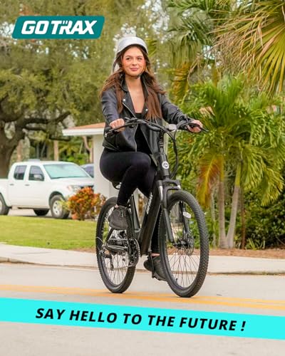 26" Electric Bike 500W 7-Speed Step-Thru Bicycle K319