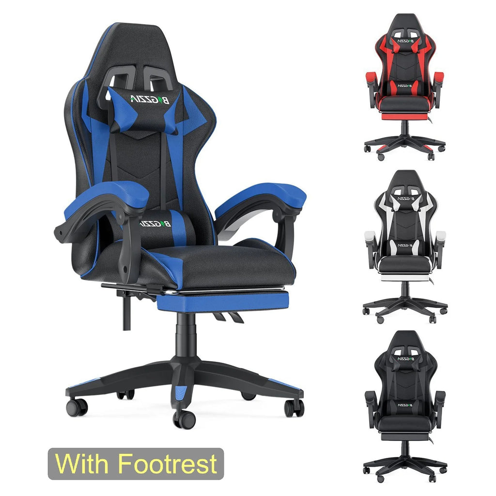 Pink Gaming Chair with Lumbar Support Height Adjustable I191264