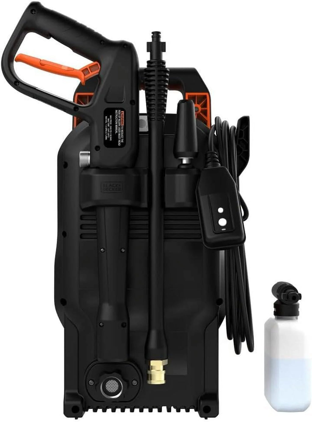 Electric Pressure Washer, Cold Water, 1700 PSI, 1.2 GPM R5183