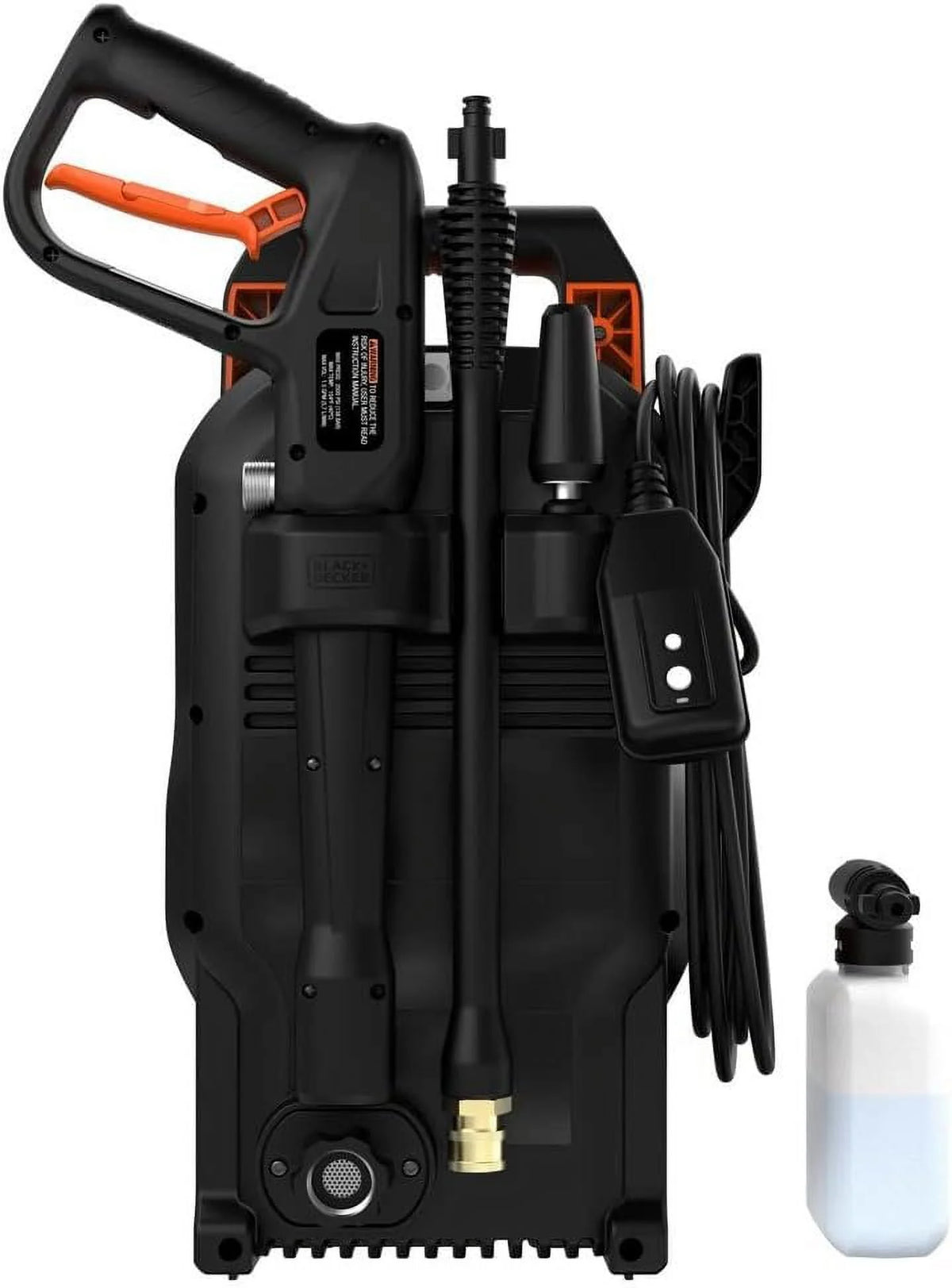 Electric Pressure Washer, Cold Water, 1700 PSI, 1.2 GPM R5183