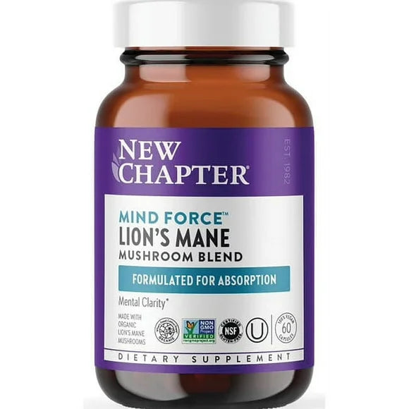 Lion's Mane Mushroom Blend 60 Vegan Caps H20520