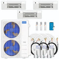 48,000 BTU 3 Zone Ceiling Cassette Ductless Air Conditioner and Heat Pump P7405