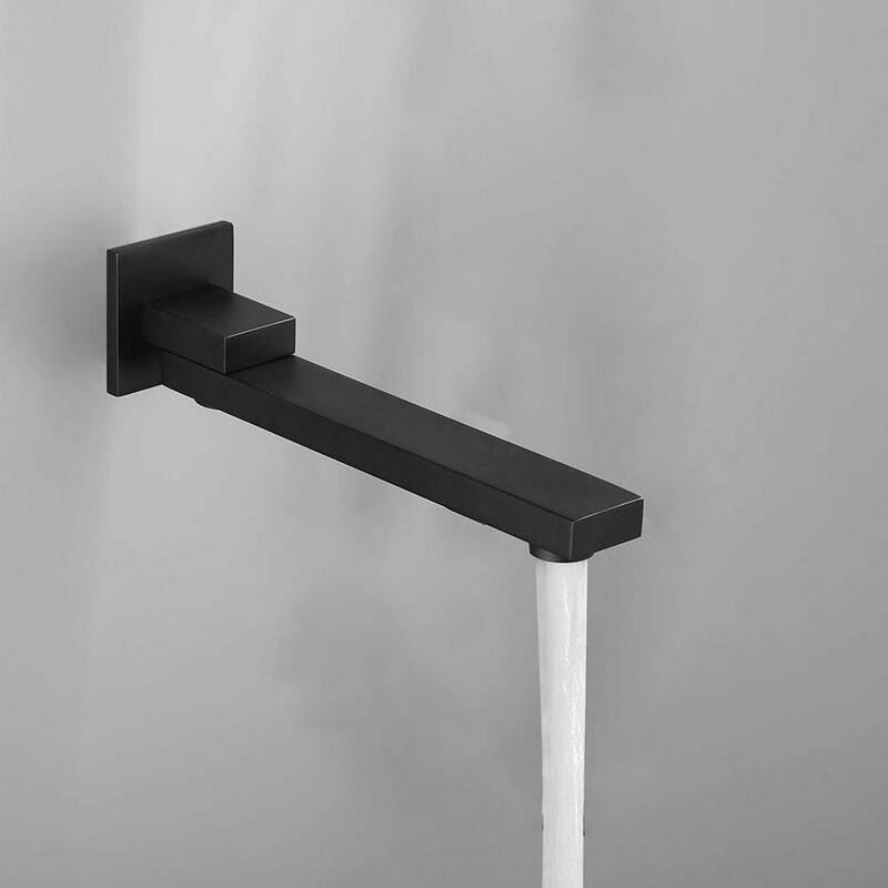 3-Spray Hand Shower Tub and Shower Faucet with 12 in. Rain Shower Head in Matte Black A574159