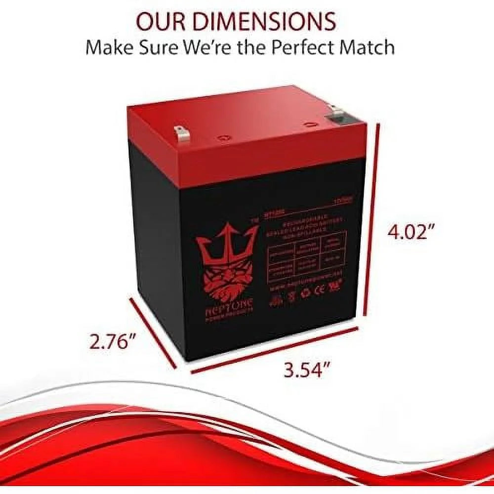12V 5Ah Replacement Battery 2 Pack A402