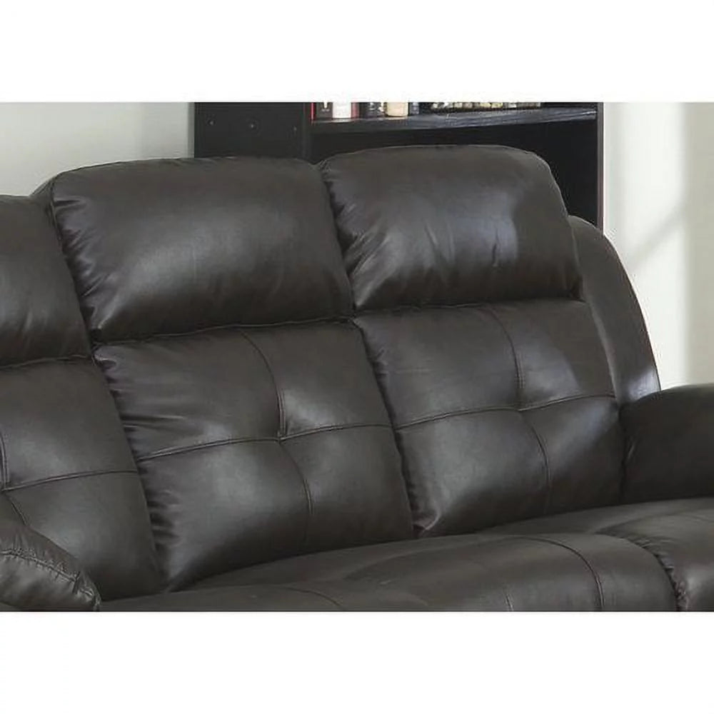 Dark Power Reclining Sofa N3193