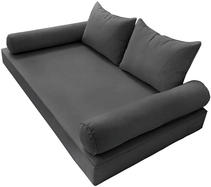 Outdoor Crib Daybed Mattress Bolster Pillow Fitted Sheet Q4444