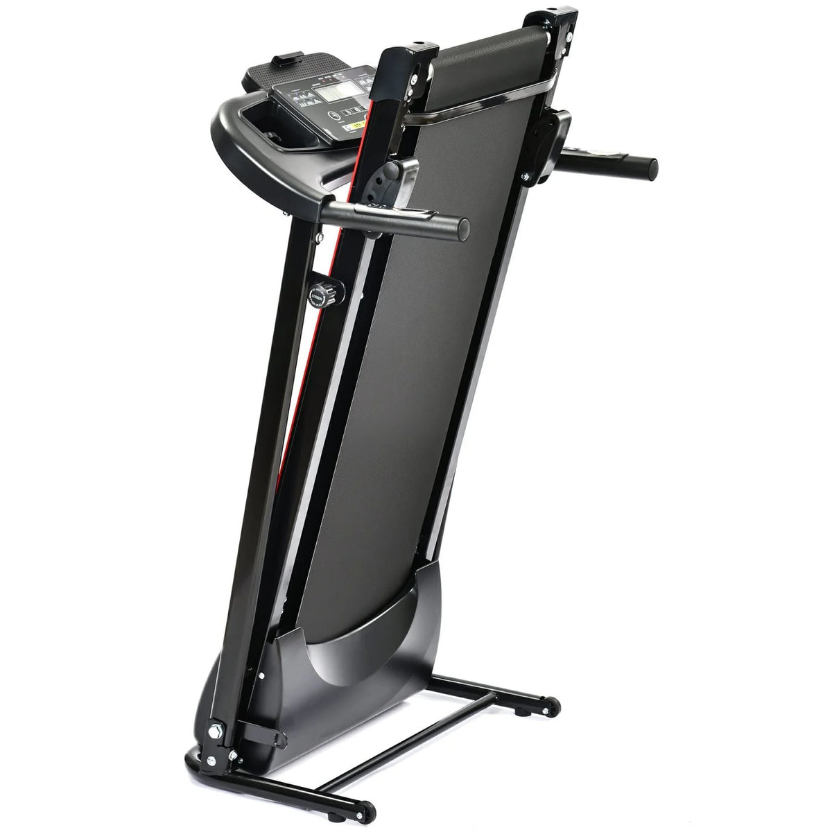 Foldable Electric Treadmill Black with 3 Manual Inclines X728