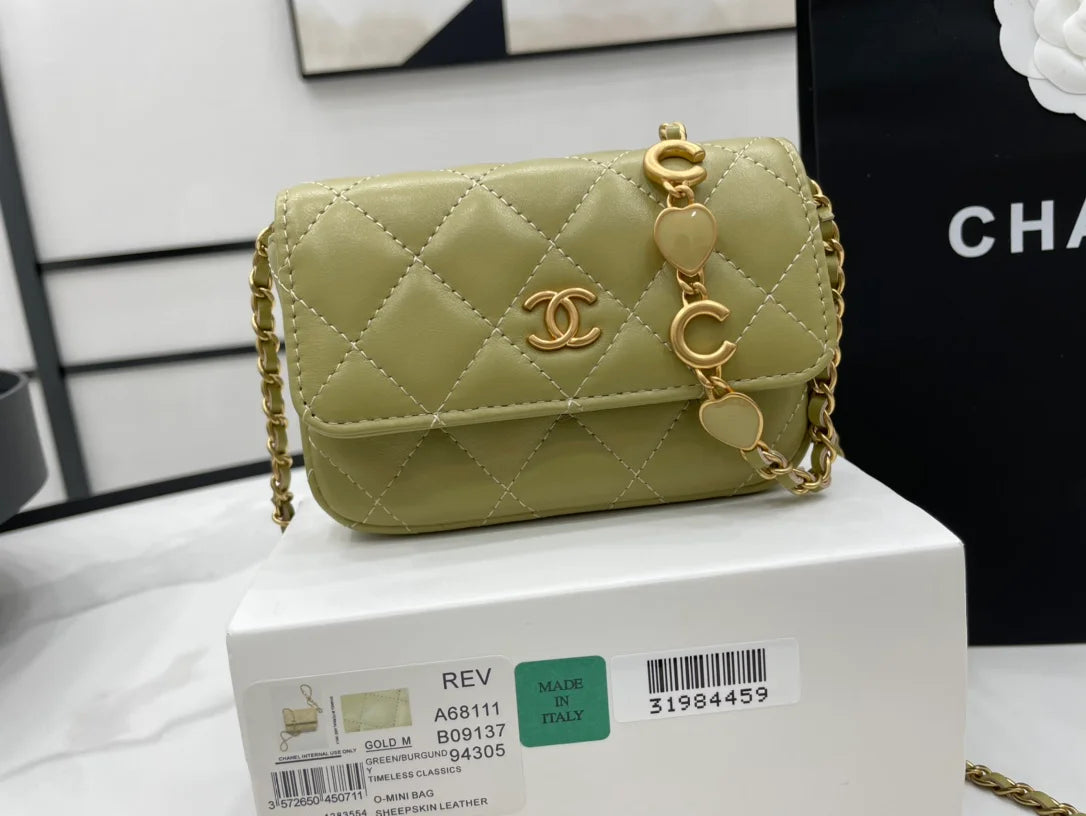 Distressed Green Women's Bags F735886