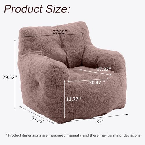 White Tufted Bean Bag Chair Y860