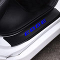 Carbon Fiber Vinyl Car Door Sill Protector O870