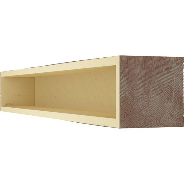 Rough Sawn Faux Wood Fireplace Mantel P266