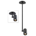 Adjustable Monopoint - Black - GU10 Base E5866
