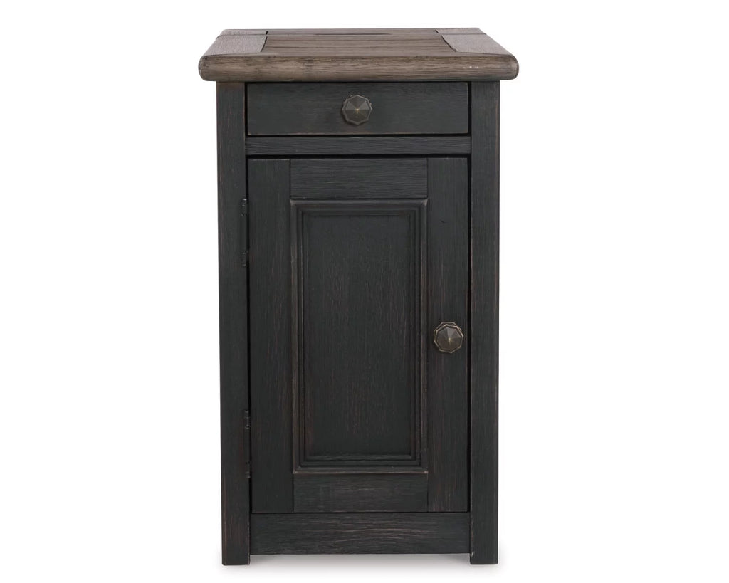 Chairside End Table with USB Ports & Outlets C350890