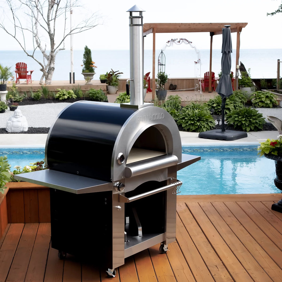 Wood Gas Pizza Oven with Accessories W31880