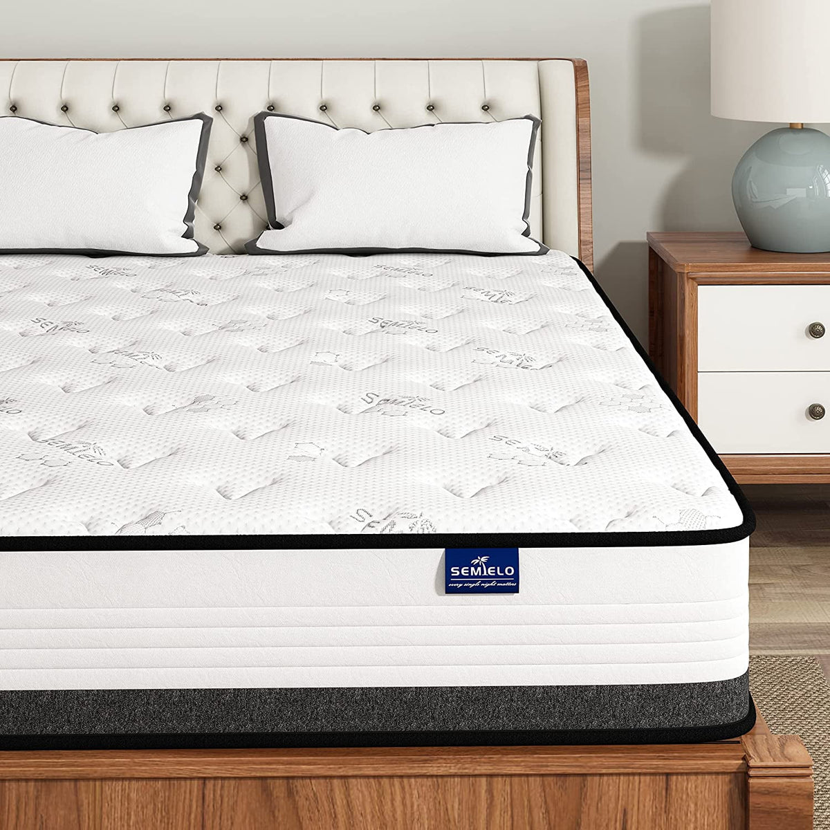10 Inch Medium Firm Memory Foam Hybrid Mattress R564629