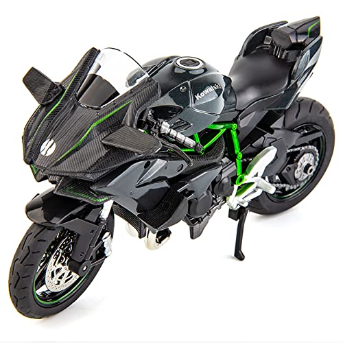 1:12 DieCast Motorcycle Model Black Q210