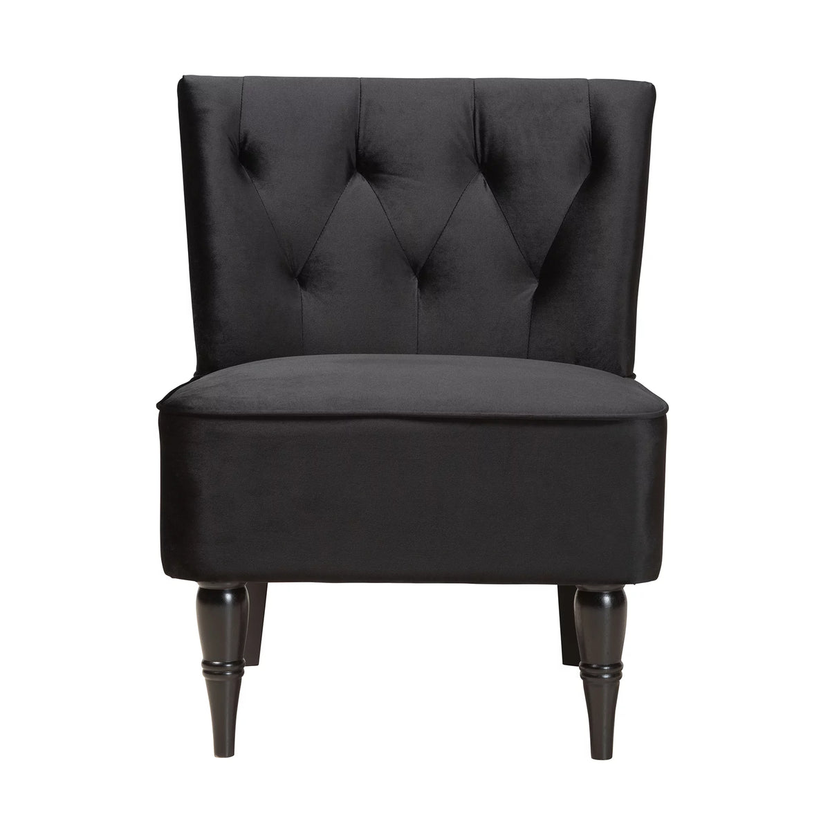 Black Slipper Chair F8530