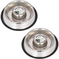 Stainless Steel Slow Feed Pet Bowl Z49016