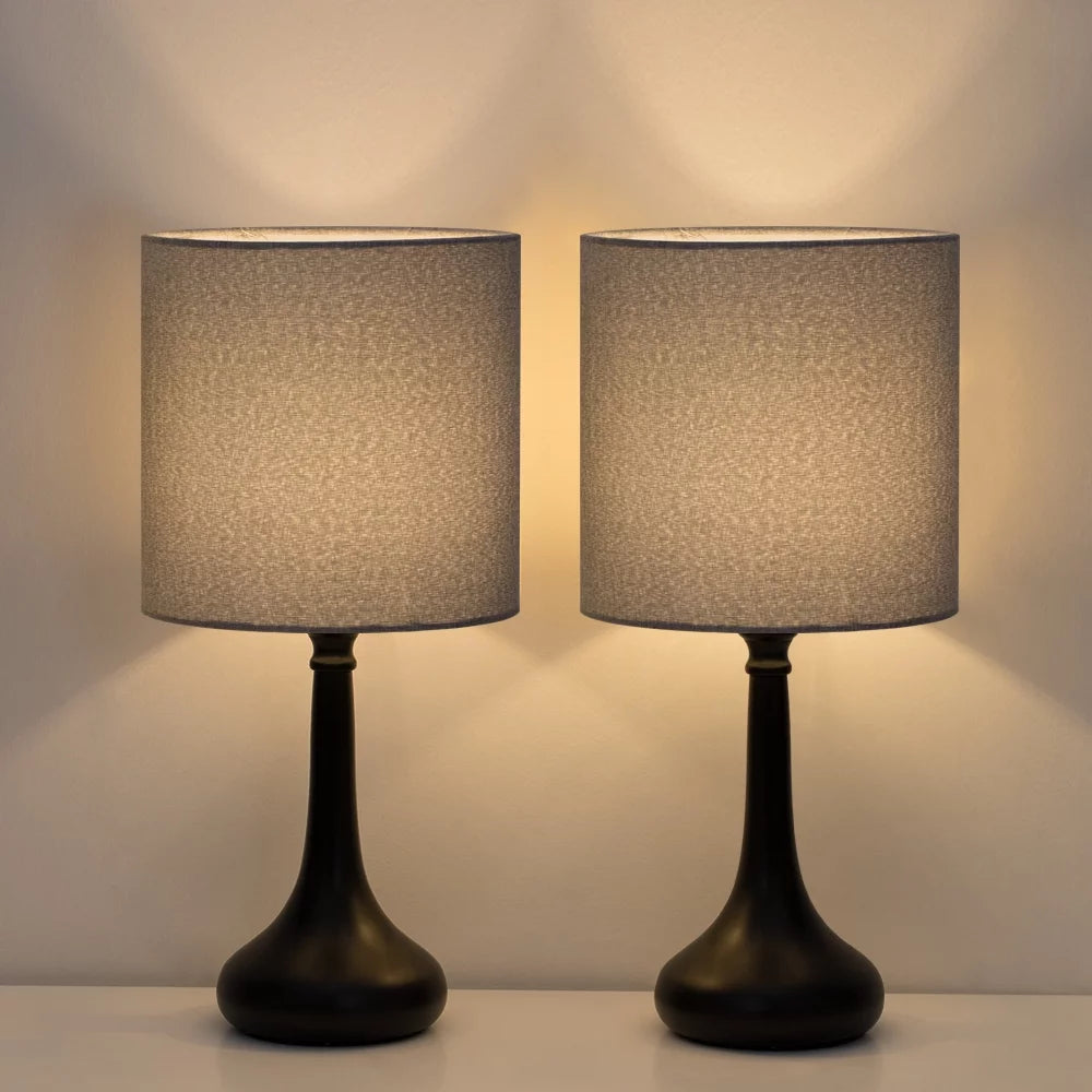 Grey Table Lamp Set of 2 I1054