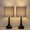 Grey Table Lamp Set of 2 I1054