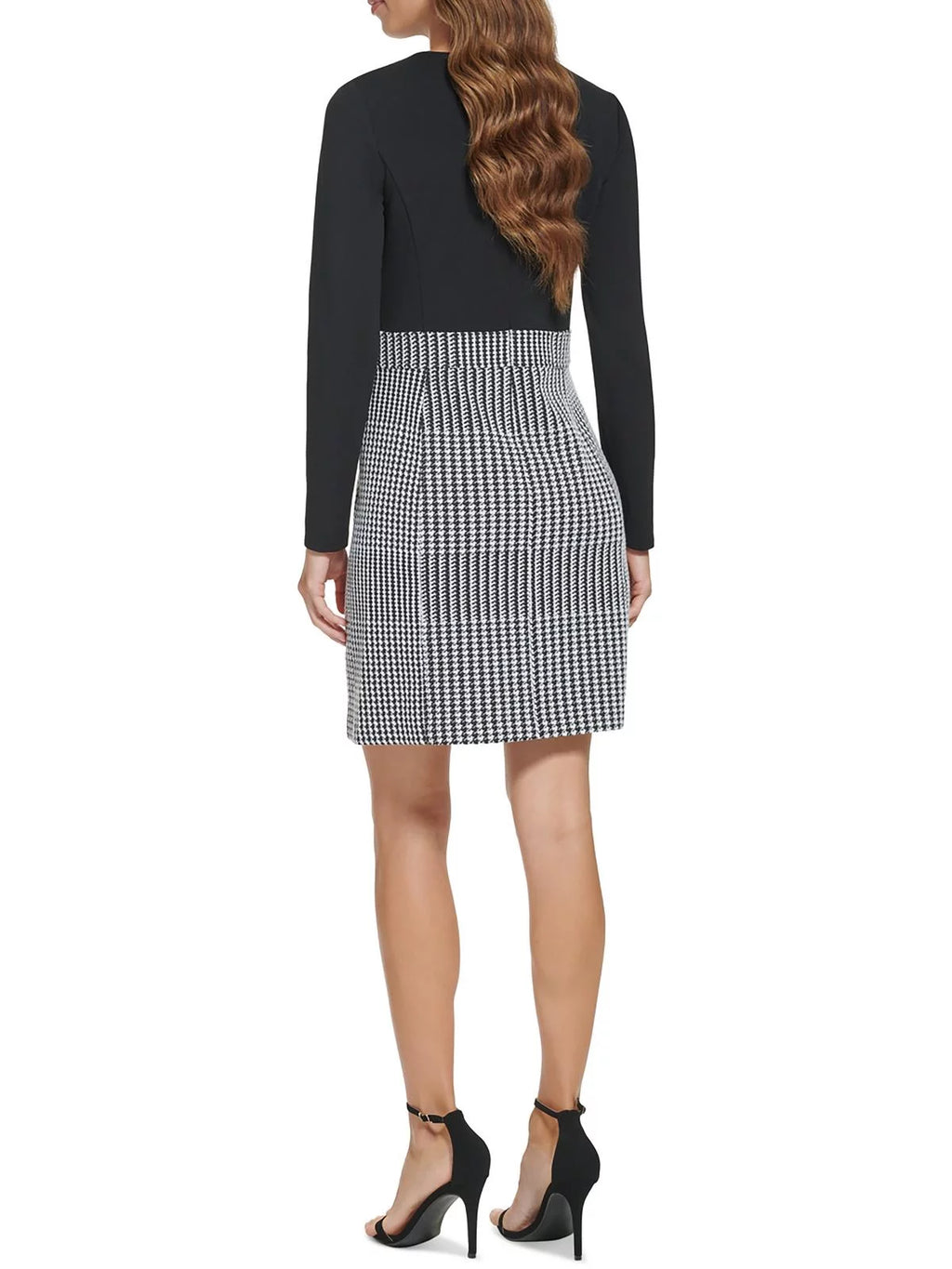 Petites Knit Long Sleeves Shift Dress T754