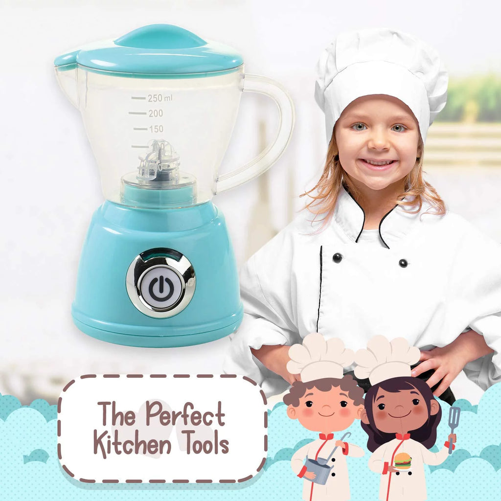 Blue 3-Piece Kitchen Appliance Playset U1587