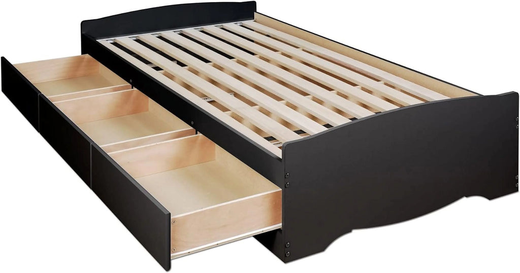 Twin Platform Storage Bed with 3 Drawers N40725