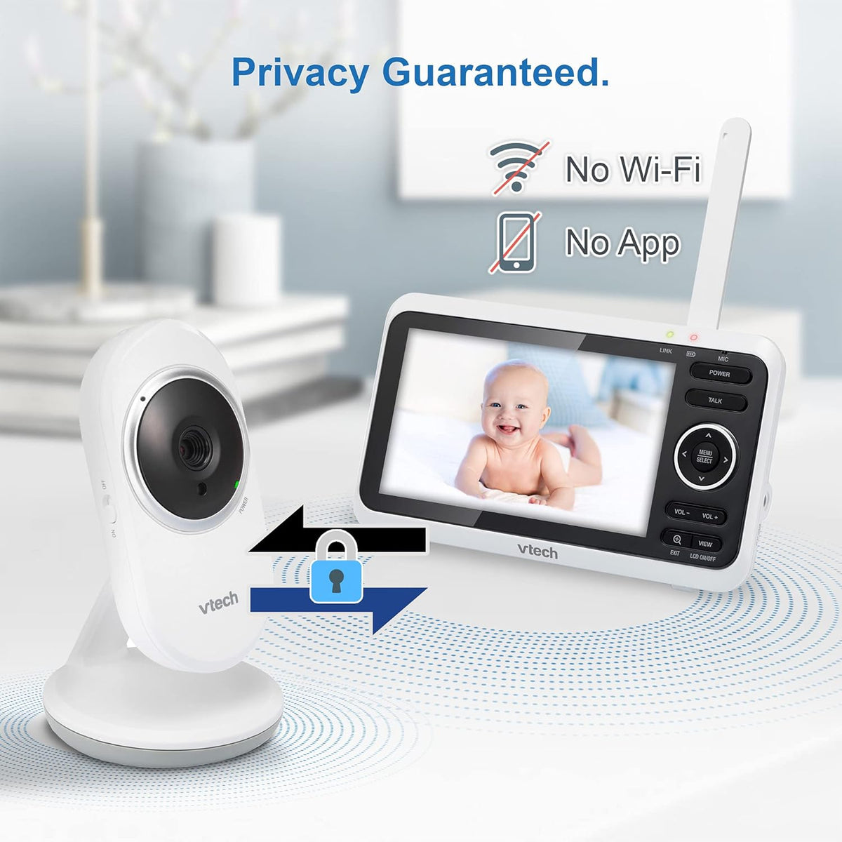 Video Monitor with 5 Screen, 2 Cameras, Night Vision U95397