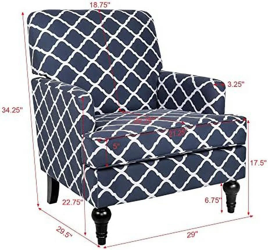 Upholstered Accent Chair with Nailhead Trim R304621
