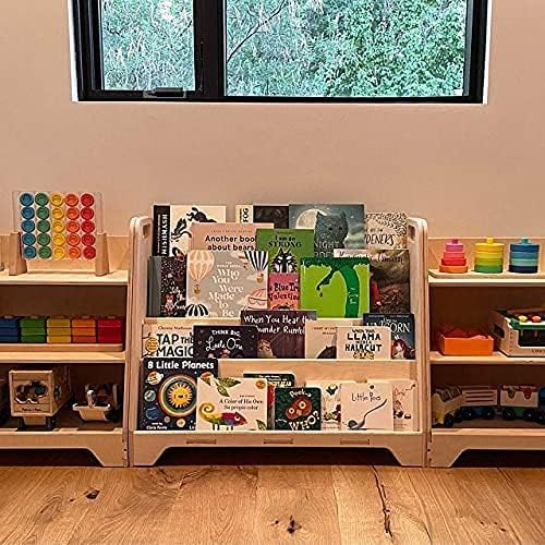 Large Montessori Wooden Bookshelf O33824