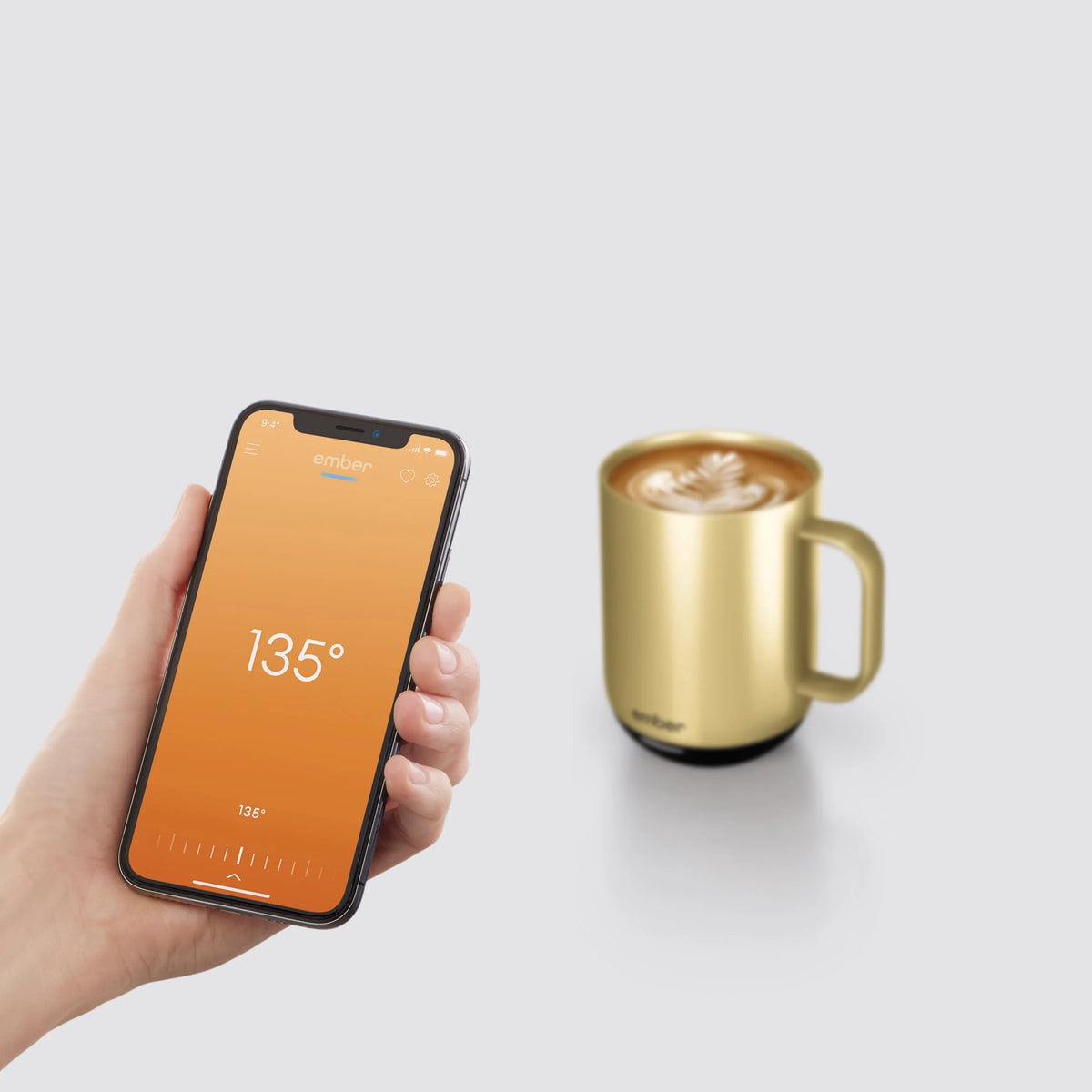 10 oz Copper Temperature Control Smart Mug Y738