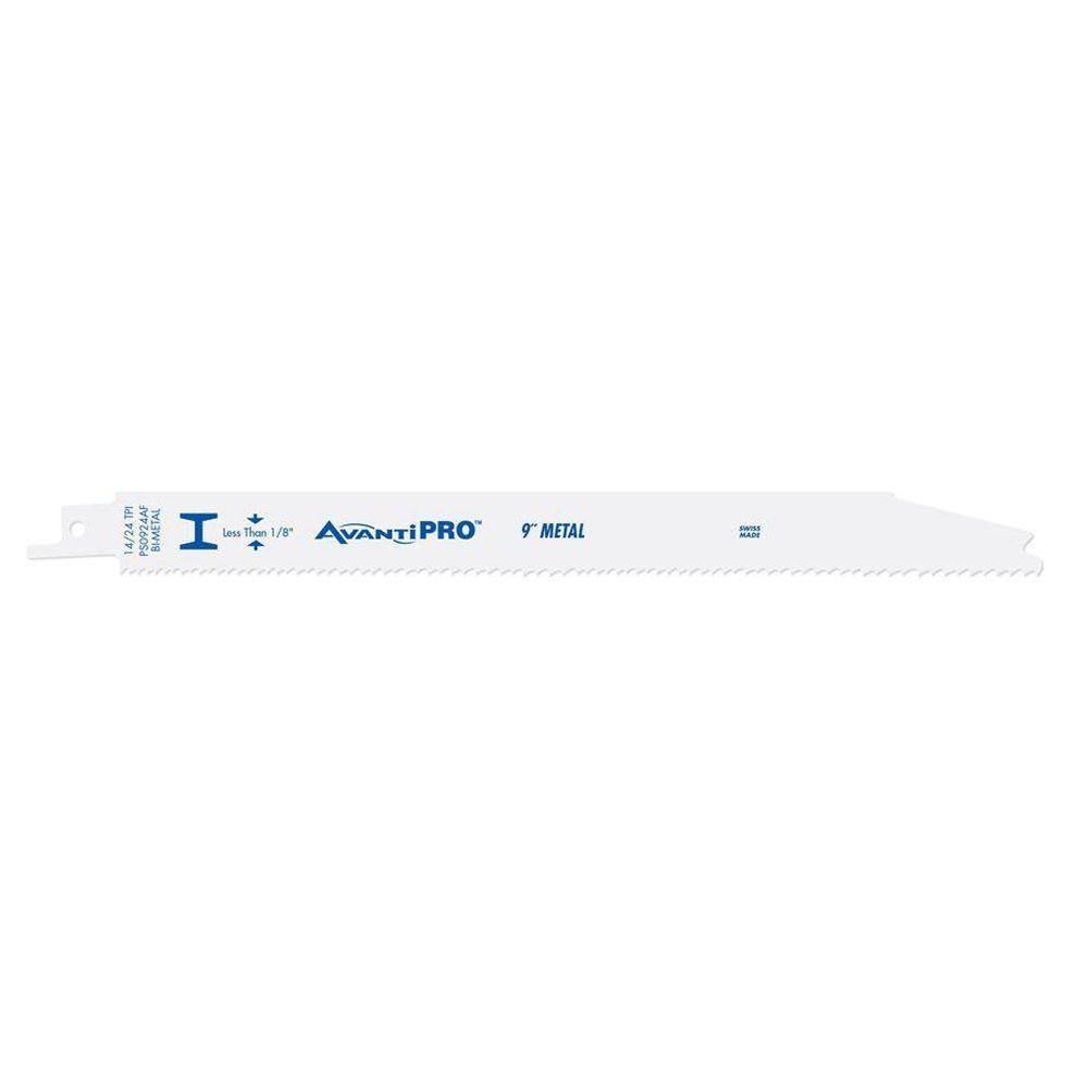 9 in. 14/24 Teeth per in. Thin Metal Cutting Reciprocating Saw Blade 50-Pack C602
