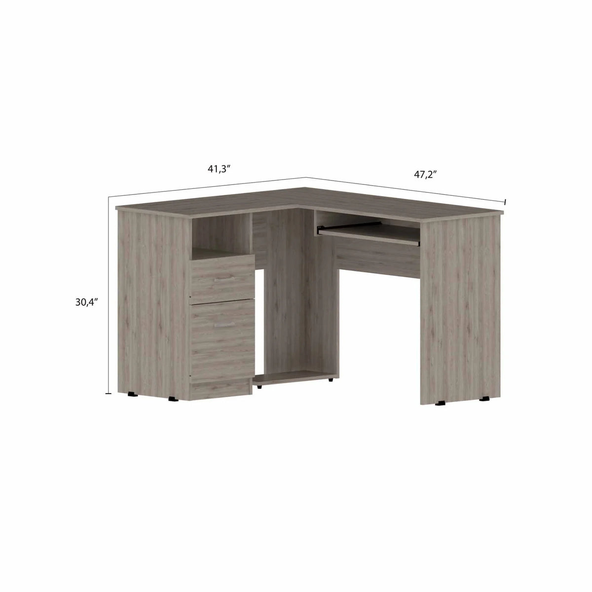 L Shaped Computer Desk Q976
