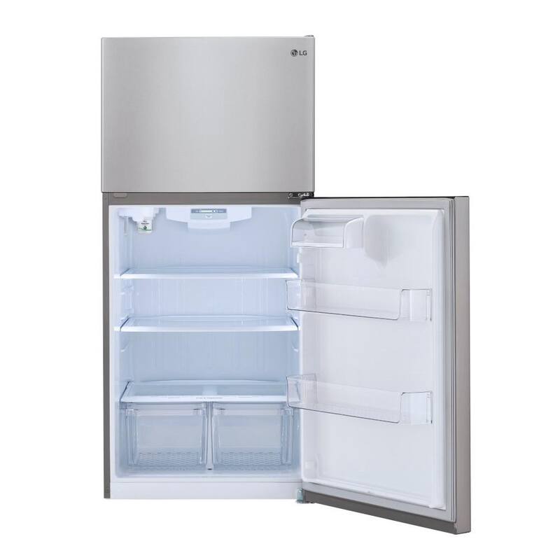 33 in. W 24 cu. ft. Top Freezer Refrigerator in Stainless Steel R90157