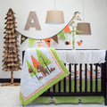 6 Piece Crib Bedding Set Q480648