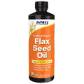 Organic Flax Seed Oil Liquid, Cold-Pressed and Unrefined, 24-Ounce W6091