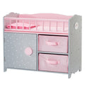 Baby Doll Crib with Cabinet and Cubby F9784