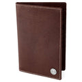 Brown Large Leather Card Travel Wallet D93947