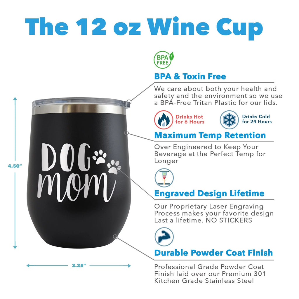 12 oz Engraved Red Wine Cup T281299