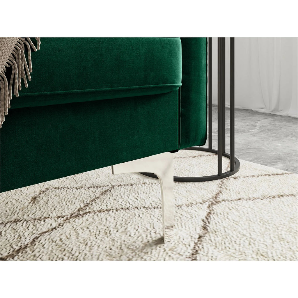 Green Velvet Loveseat A1400