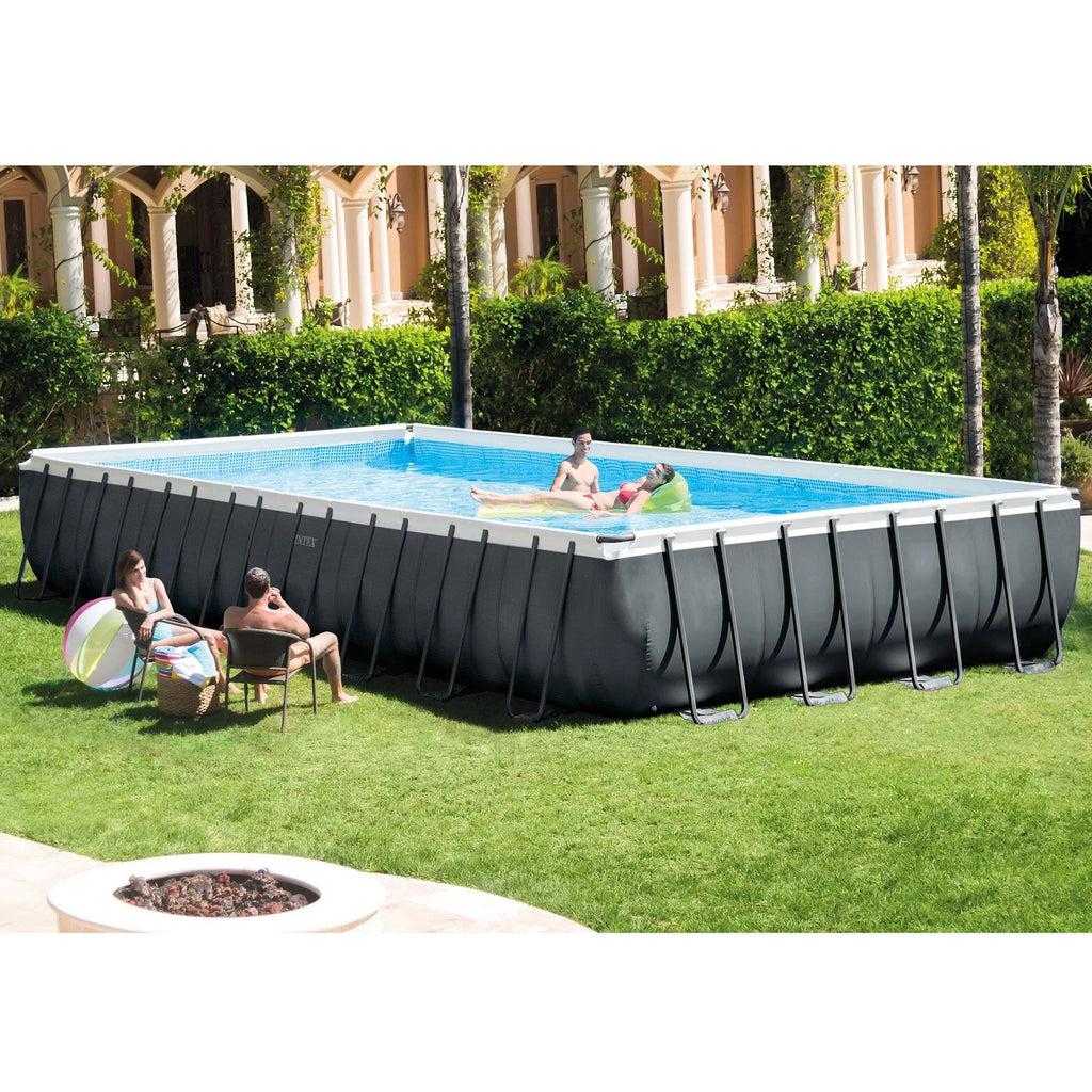 32ft x 16ft x 52in Rectangular Swimming Pool and Maintenance Kit N48063
