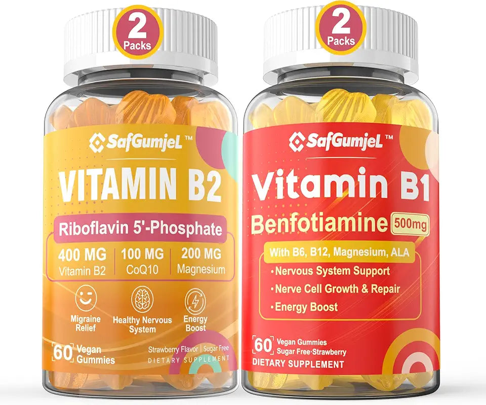 Sugar Free B1 B2 Gummies 2 Packs W27361