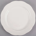 Ivory Scalloped Edge China Plate Q5168