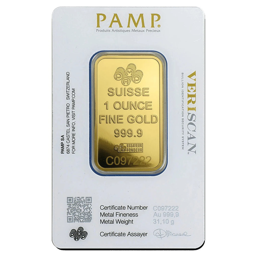 1 oz Gold Bar in Assay I470851