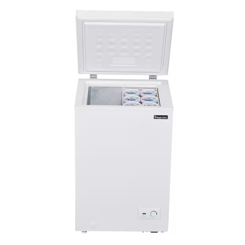 White 3.5 cu. ft. Manual Defrost Chest Freezer U168227